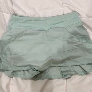Lululemon Pace Rival Skirt (Delicate Mint)
